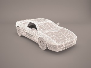 ferrari 348 tb 1989-1995 3D Model