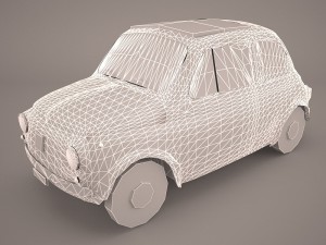 Fiat 500 f 1965 Model 3D