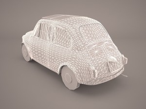 Fiat 500 f 1965 Model 3D