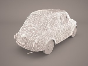 Fiat 500 f 1965 Model 3D
