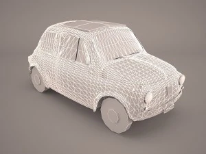 Fiat 500 f 1965 3D Model