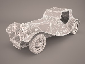 jaguar ss1 3D मॉडल