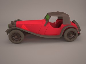 jaguar ss1 3D मॉडल