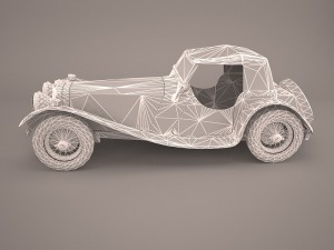 jaguar ss1 3D मॉडल
