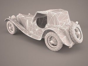 jaguar ss1 3D मॉडल