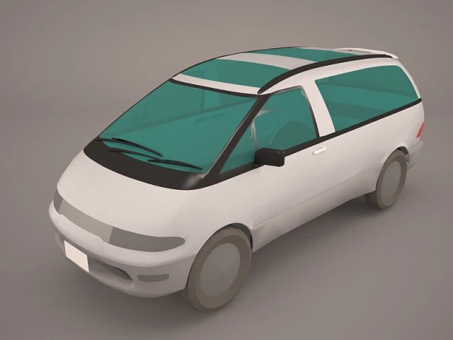 toyota estima lucida 3D Model .c4d .max .obj .3ds .fbx .stl .blend 