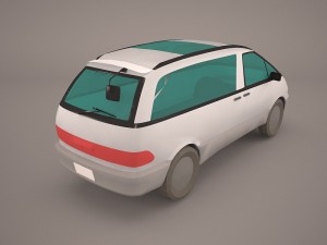 toyota estima lucida 3D Модель