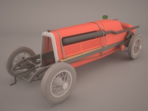 mercedes benz w125 gp 1937 3D Model
