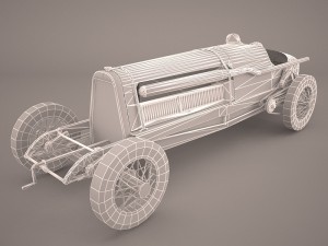 mercedes benz w125 gp 1937 3Dモデル