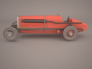 mercedes benz w125 gp 1937 3Dモデル