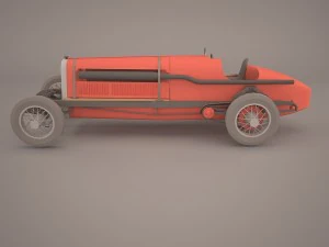 mercedes benz w125 gp 1937 3D Model