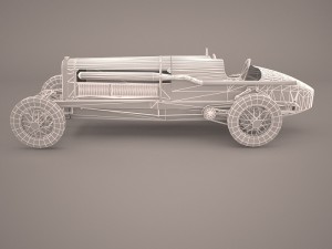 mercedes benz w125 gp 1937 3Dモデル