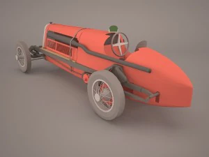 mercedes benz w125 gp 1937 3D Model