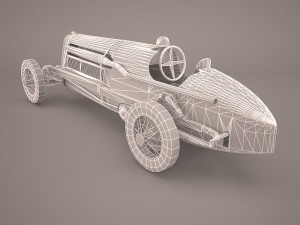 mercedes benz w125 gp 1937 3Dモデル