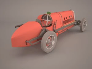 mercedes benz w125 gp 1937 3D Model