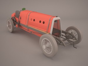 mercedes benz w125 gp 1937 3Dモデル