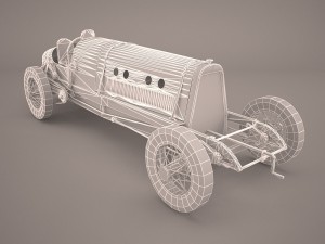 mercedes benz w125 gp 1937 3Dモデル