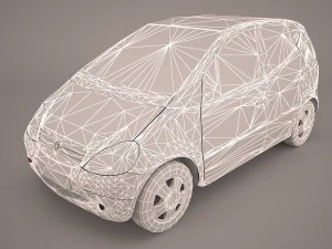 mercedes a class 3D Model