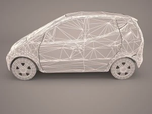 mercedes a class 3D Model