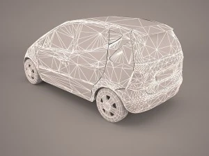 mercedes a class 3D Model
