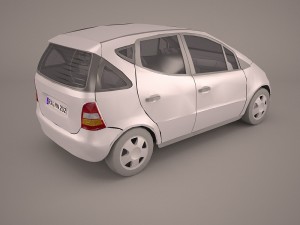 mercedes a class 3D मॉडल