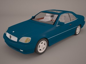 mercedes benz 3D 模型