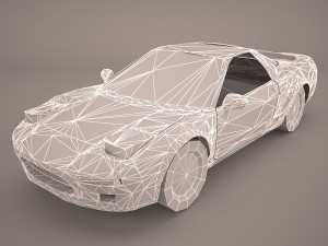 honda nsx Modelo 3D