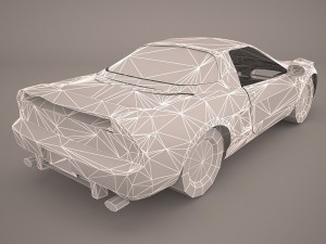 honda nsx Modelo 3D