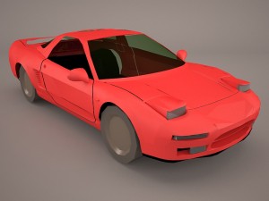 honda nsx Modelo 3D