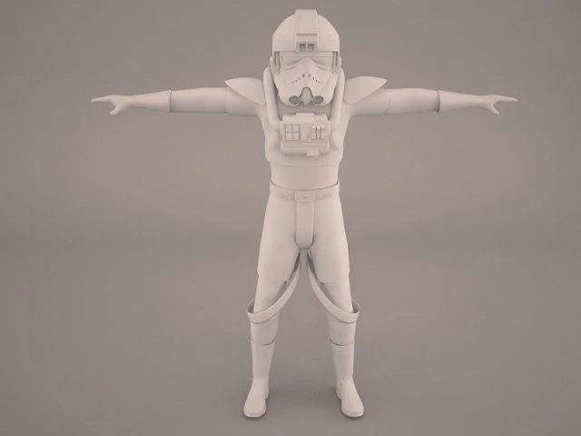 atat driver star wars 3D Model .c4d .max .obj .3ds .fbx .stl .blend 