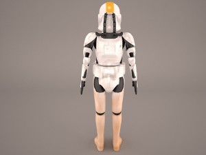 clonetrooper star wars 3D मॉडल