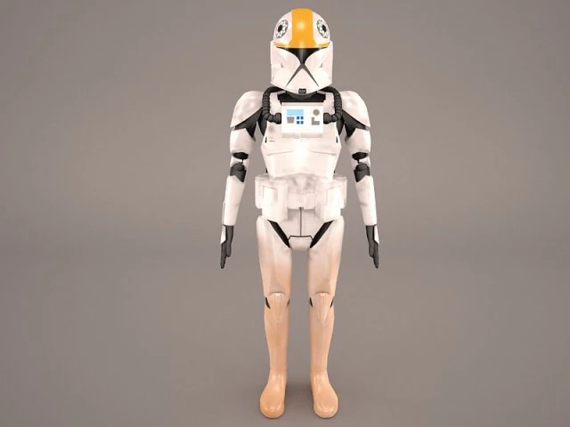 clonetrooper star wars 3D Model .c4d .max .obj .3ds .fbx .stl .blend 