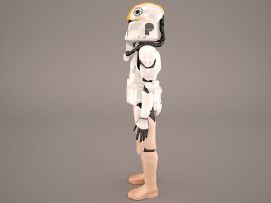 clonetrooper star wars 3D मॉडल