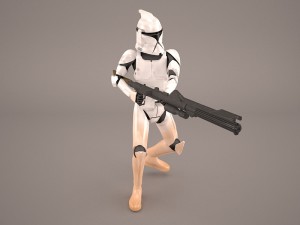 clonetrooper star wars 1 Model 3D