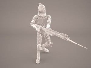 clonetrooper star wars 1 3D Модель
