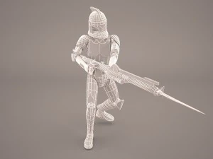 clonetrooper star wars 1 3D Model