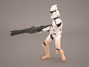 clonetrooper star wars 1 3D Model