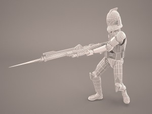 clonetrooper star wars 1 3D Модель