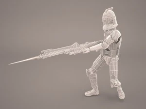 clonetrooper star wars 1 3D Model