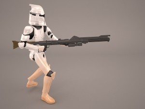 clonetrooper star wars 1 3D Модель