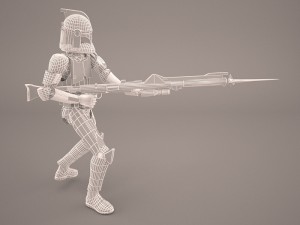 clonetrooper star wars 1 3D Модель