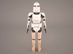 clonetrooper star wars 2 3D Model