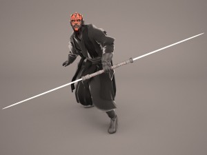 darth maul star wars Modelo 3D