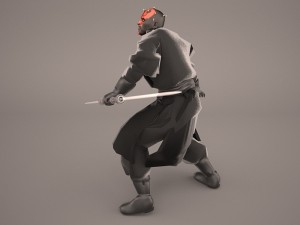 darth maul star wars Model 3D