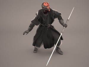 darth maul star wars Model 3D