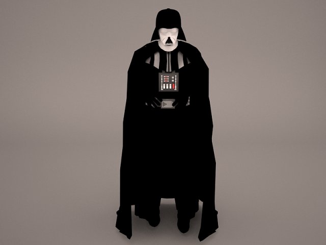 darth vader star wars 1 3D 模型 .c4d .max .obj .3ds .fbx .stl .blend 