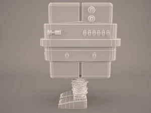gonk droid star wars 3D Model