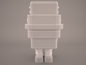 gonk droid star wars 3D 모델