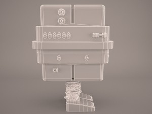gonk droid star wars 3D 모델