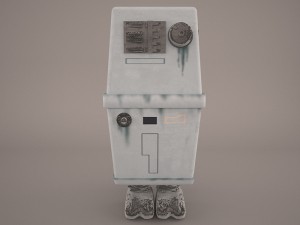 gonk droid star wars 1 Modelo 3D